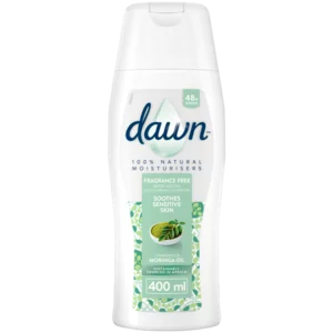 Dawn Chamomile & Moringa Oil Fragance Free Body Lotion 400ml