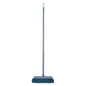 Deco Stripes Blue Striped Floor Broom Deco Stripes Blue Striped Floor Broom
