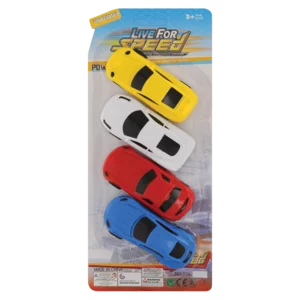 Live For Speed Plastic Car Set 4 Piece Live For Speed Plastic Car Set 4 Piece