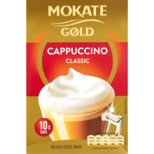 Mokate Gold Classic Instant Cappuccino 10 Pack Mokate Gold Classic Instant Cappuccino 10 Pack