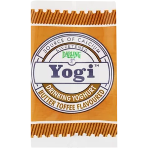 Darling Yogi Butter Toffee Flavoured Drinking Yoghurt Sachet 150ml Darling Yogi Butter Toffee Flavoured Drinking Yoghurt Sachet 150ml