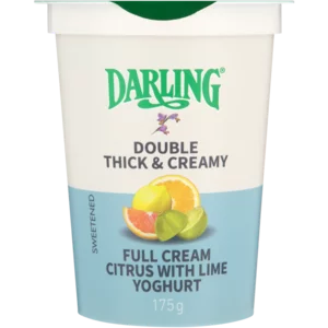 Darling Citrus With Lime Flavoured Full Cream Yoghurt 175g