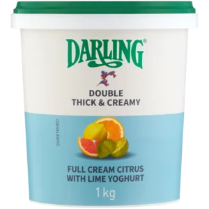 Darling Citrus With Lime Full Cream Yoghurt 1kg