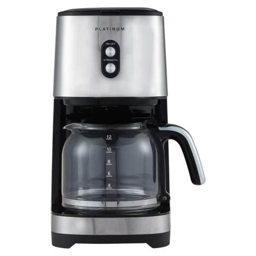 Platinum Stainless Steel Classic Coffee Maker 1.5L Platinum Stainless Steel Classic Coffee Maker 1.5L