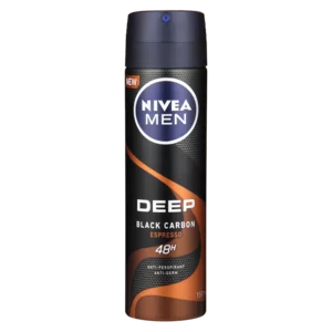 Nivea Men Deep Black Carbon Espresso Anti-Perspirant Deodorant 150ml