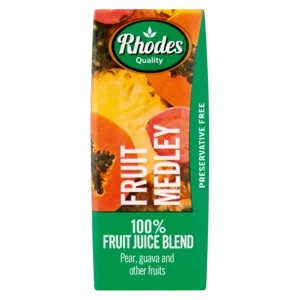 Rhodes 100% Fruit Medley Juice Box 200ml
