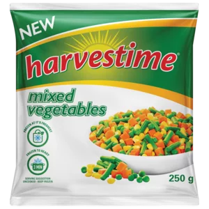 Harvestime Frozen Mixed Vegetables 250g Harvestime Frozen Mixed Vegetables 250g