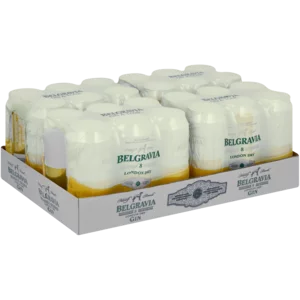 Belgravia London Dry Gin and Tonic Cans 24x440ml Belgravia London Dry Gin and Tonic Cans 24x440ml