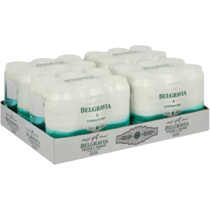 Belgravia London Dry Gin and Dry Lemon Cans 24x440ml