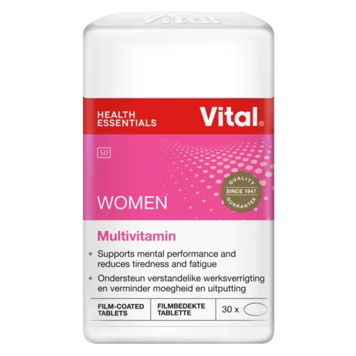 Vital Womens Multivitamin Film-Coated Tablets 30 Pack Vital Womens Multivitamin Film-Coated Tablets 30 Pack