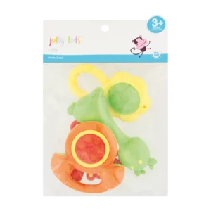 Jollytots Crab & Giraffe Rattle Set 3 Months+ Jollytots Crab & Giraffe Rattle Set 3 Months+