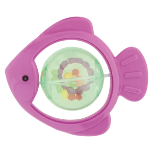 Jolly Tots Purple Fish Rattle 3 Months+ Jolly Tots Purple Fish Rattle 3 Months+