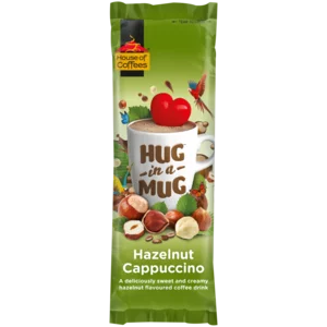 Hug In A Mug Hazelnut Flavoured Instant Cappuccino Sachet 24g Hug In A Mug Hazelnut Flavoured Instant Cappuccino Sachet 24g