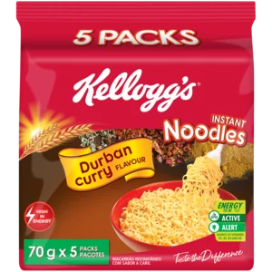 Kellogg's Durban Curry Flavoured Instant Noodles 5x70g