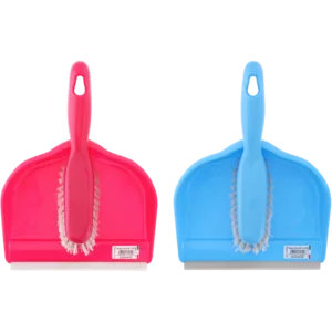 Luxor Pink Dustpan & Brush Set