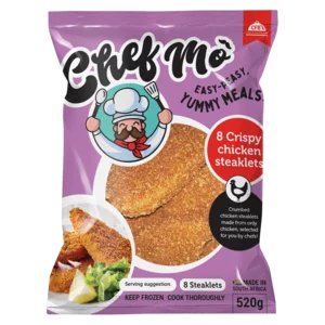 CFB Chef Mo Crispy Chicken Steaklets 520g CFB Chef Mo Crispy Chicken Steaklets 520g