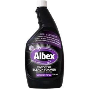 Albex Lavender Scented Multipurpose Bleach Foamer Refill 750ml Albex Lavender Scented Multipurpose Bleach Foamer Refill 750ml