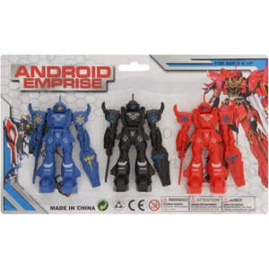Android Emprise Robot Figurines 3 Pack