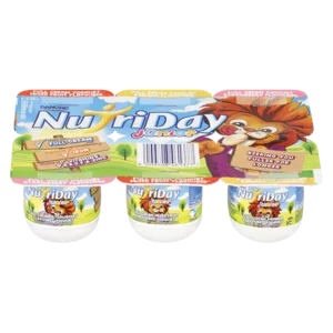 Danone Nutriday Stawberry, Mixed Fruit, Banana Flavoured Yoghurt 6x75g Danone Nutriday Stawberry, Mixed Fruit, Banana Flavoured Yoghurt 6x75g