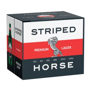 Striped Horse Beer Premium Lager 12x600ml Striped Horse Beer Premium Lager 12x600ml