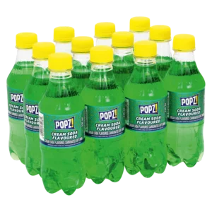 Popz! Cream Soda Flavoured Soft Drink 12x330ml Popz! Cream Soda Flavoured Soft Drink 12x330ml