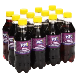 Popz! Grape Flavoured Soft Drink 12x330ml