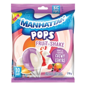 Manhattan Vanilla Flavoured Fruit-Shake Pops 210g Manhattan Vanilla Flavoured Fruit-Shake Pops 210g