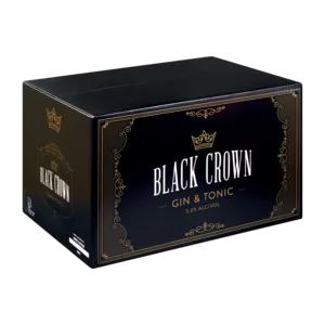 Black Crown Gin & Tonic Coolers 24x275ml