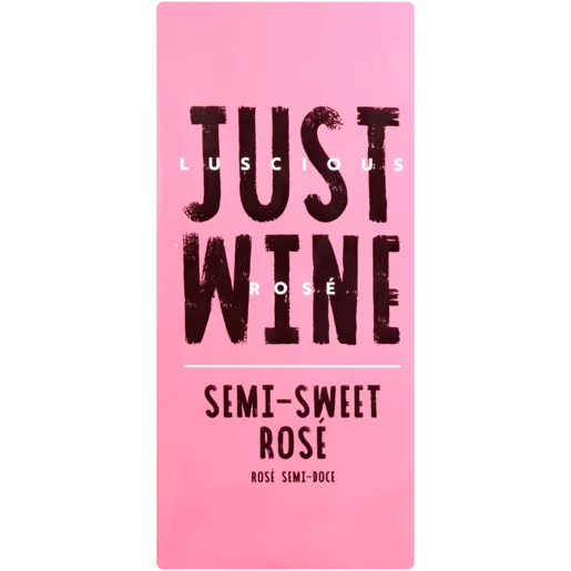 Just Wine Semi Sweet Rosé Wine Box 1L Just Wine Semi Sweet Rosé Wine Box 1L