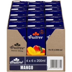 Fruitree 20% Nectar Mango Juice 24x200ml Fruitree 20% Nectar Mango Juice 24x200ml