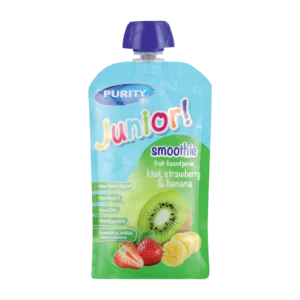 Purity Junior Kiwi, Strawberry & Banana Flavoured Smoothie 110ml Purity Junior Kiwi, Strawberry & Banana Flavoured Smoothie 110ml