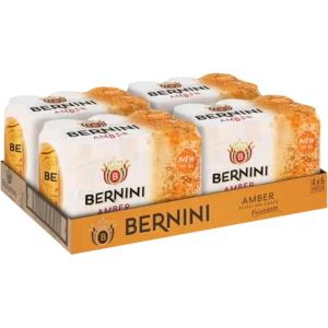 Bernini Amber Sparkling Grape Frizzante Cans 24x440ml