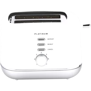 Platinum White 2 Slice Toaster Platinum White 2 Slice Toaster