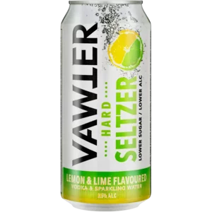 Vawter Hard Seltzer Vodka & Sparkling Water Lemon & Lime Flavoured Spirit Cooler Can 440ml Vawter Hard Seltzer Vodka & Sparkling Water Lemon & Lime Flavoured Spirit Cooler Can 440ml