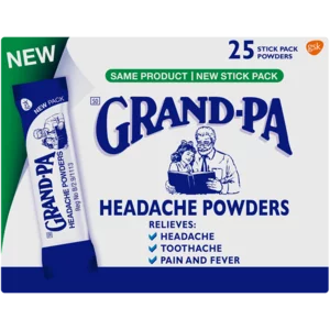 Grand-Pa Headache Powders 25 Pack Grand-Pa Headache Powders 25 Pack