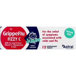GrippeFlu Fizzy C Junior Cold & Flu Berry Effervescent Tablets 12 Pack GrippeFlu Fizzy C Junior Cold & Flu Berry Effervescent Tablets 12 Pack