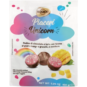Socado Unicorn Mango Milk Chocolate Pralines 150g