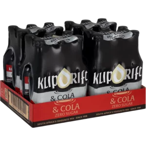 Klipdrift Brandy & Cola Zero Sugar Bottles 24x275ml