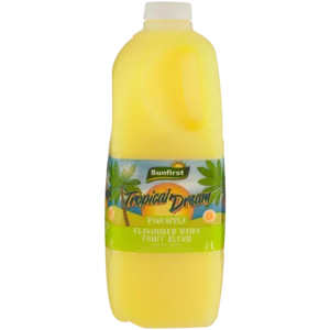 Sunfirst Tropical Dream Pineapple Flavoured Dairy Fruit Blend 2L Sunfirst Tropical Dream Pineapple Flavoured Dairy Fruit Blend 2L