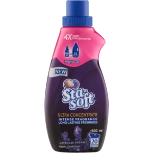 Sta-Soft Ultra Concentrate Lavender Dream Fabric Conditioner 500ml Sta-Soft Ultra Concentrate Lavender Dream Fabric Conditioner 500ml