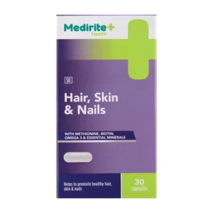 Medirite Hair, Skin & Nails Vitamin Capsules 30 Pack Medirite Hair, Skin & Nails Vitamin Capsules 30 Pack