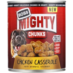 Boss Mighty Chunks Chicken Casserole Dog Food 775g