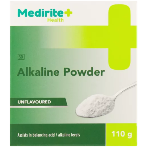 Medirite Health Unflavoured Alkaline Powder 110g Medirite Health Unflavoured Alkaline Powder 110g
