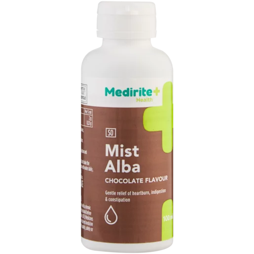 Medirite Health Chocolate Flavour Mist Alba 100ml Medirite Health Chocolate Flavour Mist Alba 100ml
