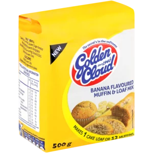 Golden Cloud Banana Flavoured Muffin & Loaf Mix 500g