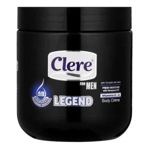Clere For Men Legend Fresh Moisture Dry to Very Dry Skin Body Cream Tub 400ml Clere For Men Legend Fresh Moisture Dry to Very Dry Skin Body Cream Tub 400ml