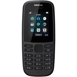 Nokia 105 Black 4G Dual SIM Mobile Handset 4MB Vodacom Nokia 105 Black 4G Dual SIM Mobile Handset 4MB Vodacom
