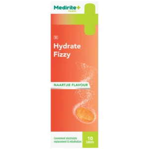 Medirite Health Naartjie Flavoured Hydrate Fizzy Effervescent Tablets 10 Pack Medirite Health Naartjie Flavoured Hydrate Fizzy Effervescent Tablets 10 Pack