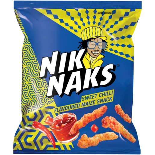 Simba NikNaks Sweet Chilli Flavoured Maize Snack 135g Simba NikNaks Sweet Chilli Flavoured Maize Snack 135g