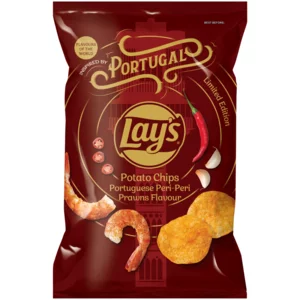 Lay's Limited Edition Portuguese Peri-Peri Prawns Potato Chips 120g Lay's Limited Edition Portuguese Peri-Peri Prawns Potato Chips 120g